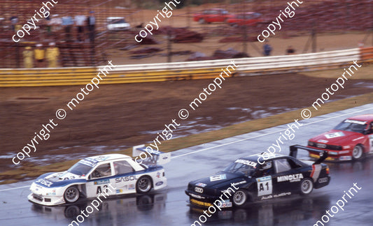 1992 Kya WEsbank mod 3 Sarel vd Merwe Sapphire, 1 Terry MOss Audi, 5 Chris Aberdein Audi (Colin Watling Photographic)