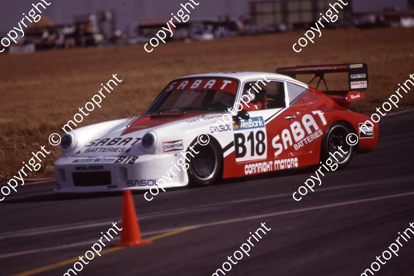 1992 Midvaal Wesbank B18 Gary Dunkerley Porsche scanned 20x30cm  (Roger Swan)