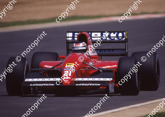 1992 SA GP 21 JJ Lehto BMS Dallara Ferrari (Watling) (2)