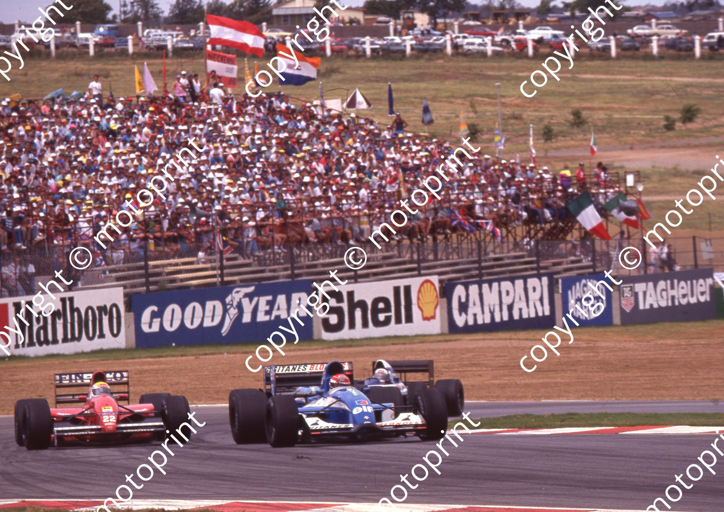 1992 SA GP 22 Pierluigi Martini BMS Dallara Ferrari (Watling) (1)