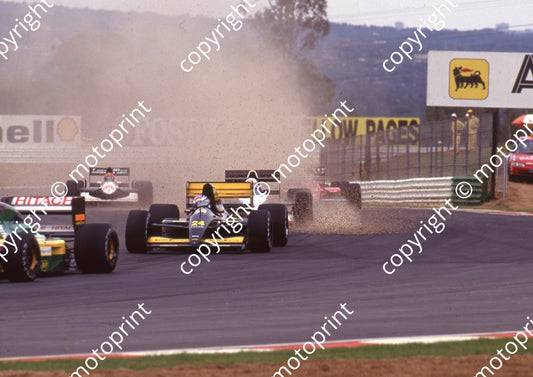 1992 SA GP 24 Gianni Morbidelli Minardi Lambo M191B (Watling) (1)