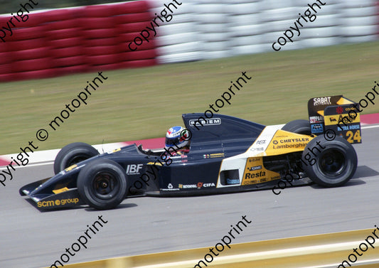 1992 SA GP 24 Gianni Morbidelli Minardi Lambo M191B (Watling) (2)