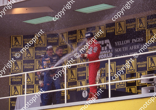 1992 SA GP 5 Nigel Mansell 1 Ayrton Senna (Watling)
