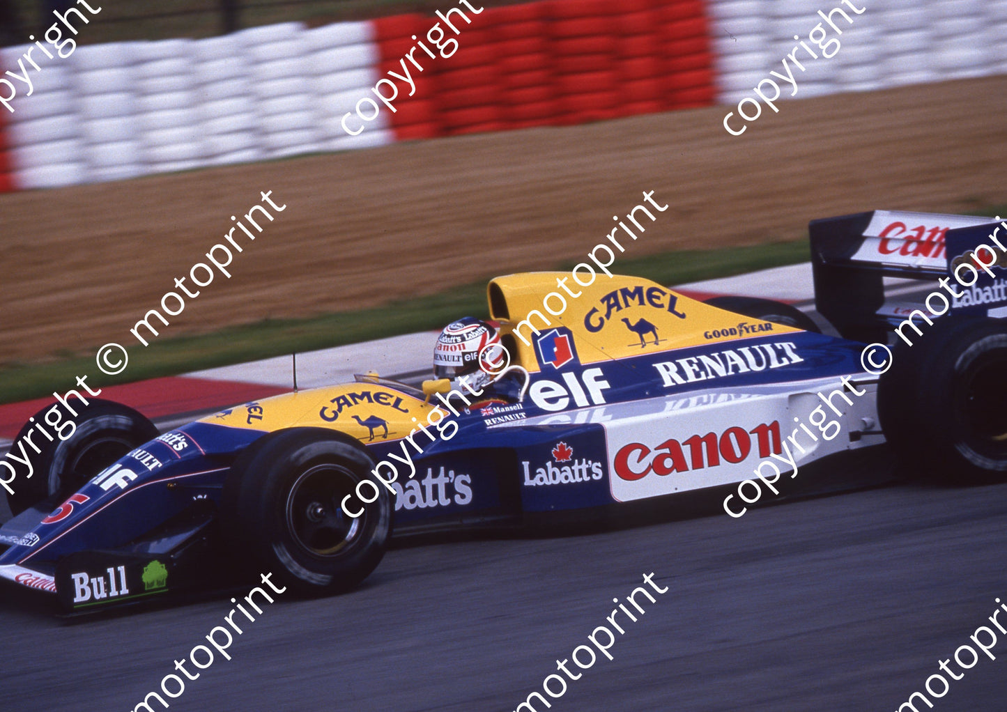 1992 SA GP 5 Nigel Mansell Williams Ren FW14B (Watling)(10)