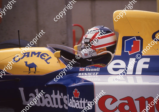 1992 SA GP 5 Nigel Mansell Williams Ren FW14B (Watling)(5)
