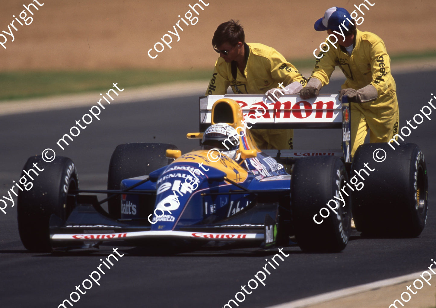 1992 SA GP 6 R Patrese Williams Renault FW14B (Watling)(7)