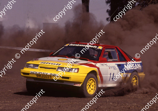 1992 Sasol 14 Peter Baragwanath, Geoff Laatz Sentra (courtesy R Swan) (13)