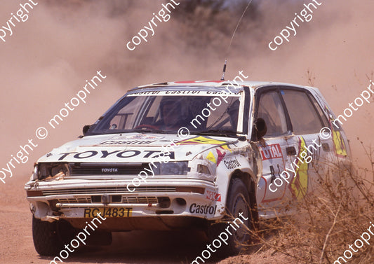 1992 Total Intnl 1 Damseaux, Bonafede Toyota NOTE DAMAGE (Watling) (35)