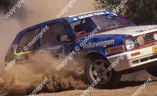 1992 VW Intnl 7 Jan Habig Wiley Harrington Golf (Watling)(3)