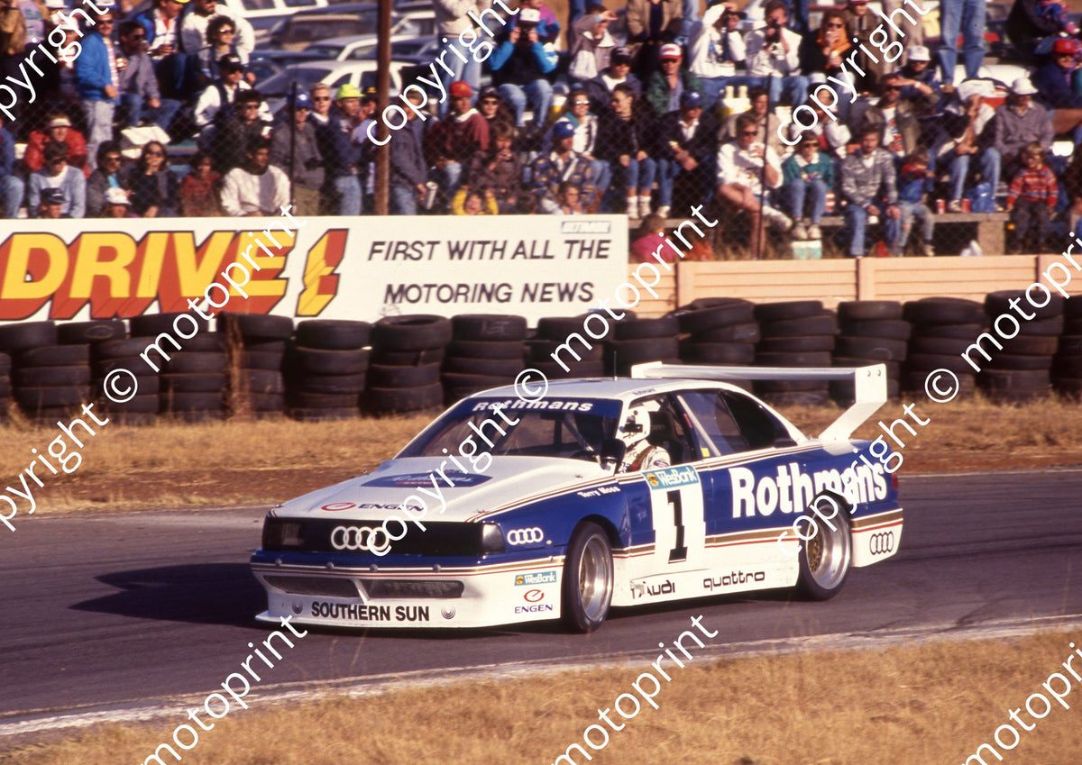 Terry Moss Racing 1992 Zkop June Wesbank A1 Terry Moss Audi turbo Rothmans (courtesy Rog ...