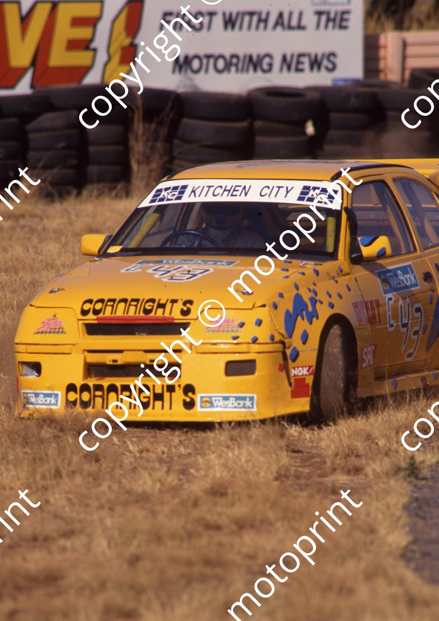 1992 Zkops Wesbank C43 Don Bruins Opel GSi SCAN 20X30CM  (RSwan) (1)