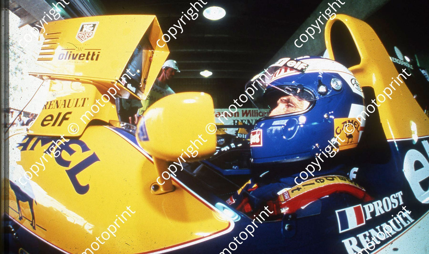 1993 British GP Alain Prost Williams 002