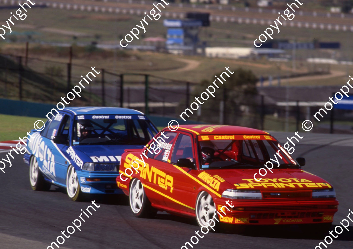 1993 Kya May SATCAR 107 Serge Damseaux Toyota Sprinter scan 20x30cm (Roger Swan) (8)