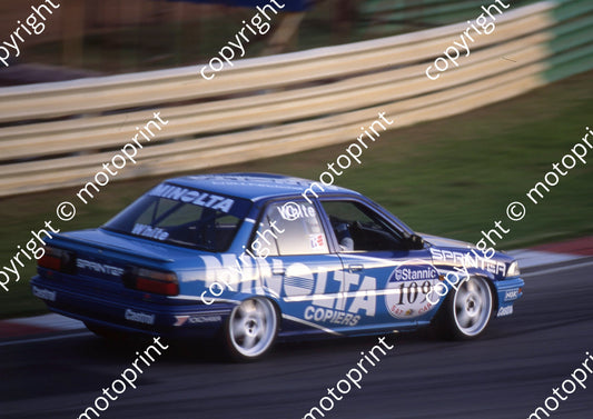 1993 Kya May SATCAR 109 Mike White Toyota Sprinter scan 20x30cm (Roger Swan) (1)