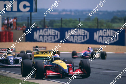 1993 SA GP 19 Philippe Alliot or 20 Eric Comas Larrousse Lamborghini LH93(courtesy Roger Swan)