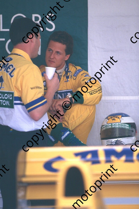 1993 SA GP 5 informal Michael Schumacher Benetton B193a (courtesy Roger Swan) (10)