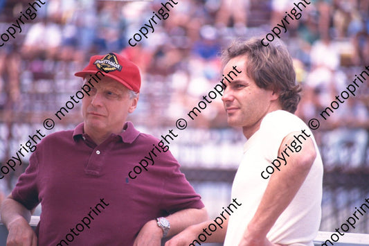 1993 SA GP Niki Lauda Gerhard Berger (courtesy Roger Swan) (285)