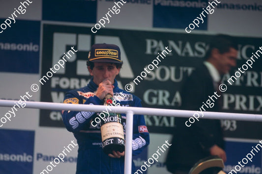 1993 SA GP podium Alain Prost (courtesy Roger Swan) (240)