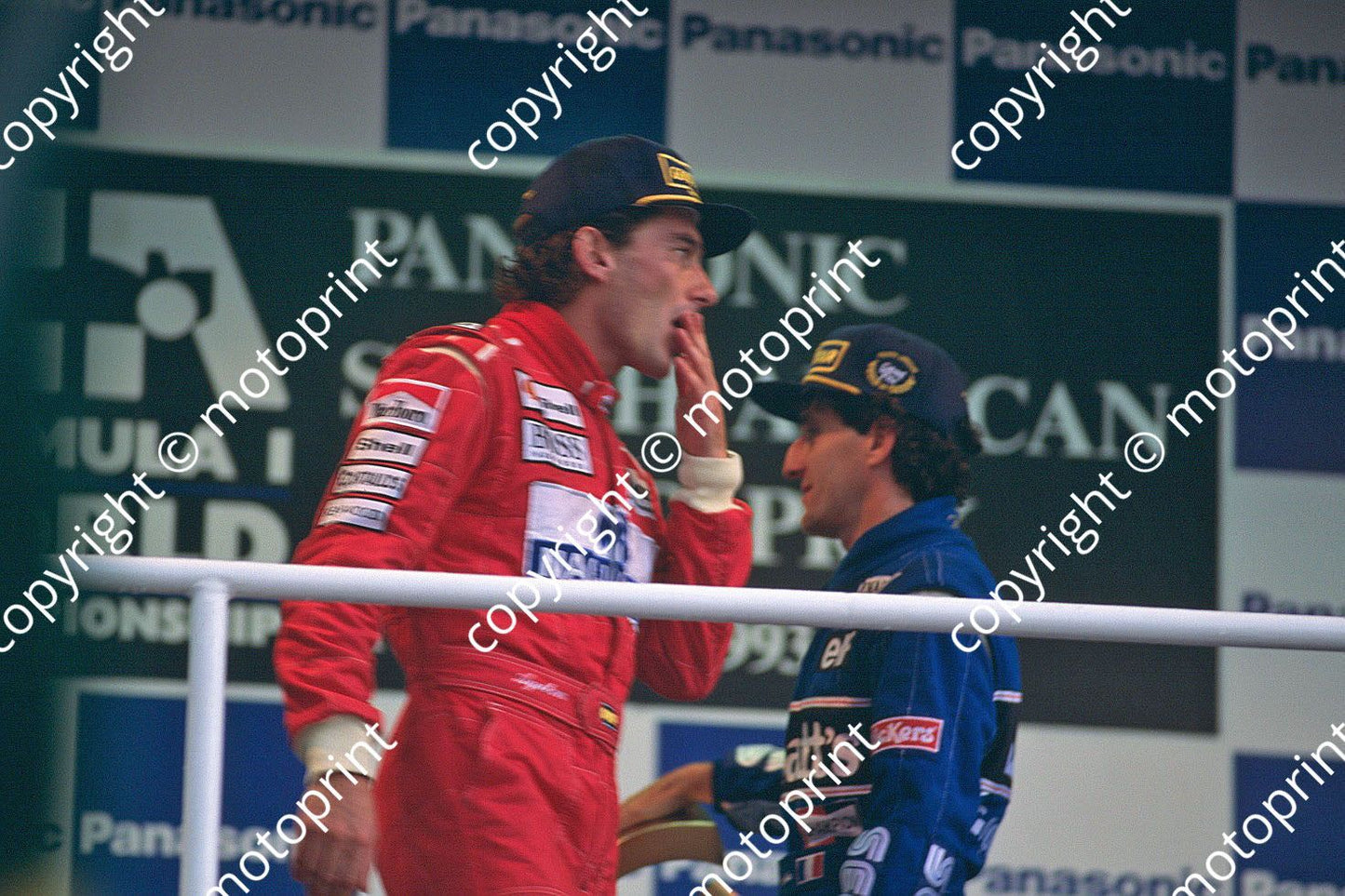 1993 SA GP podium Ayrton Senna (courtesy Roger Swan) (235)