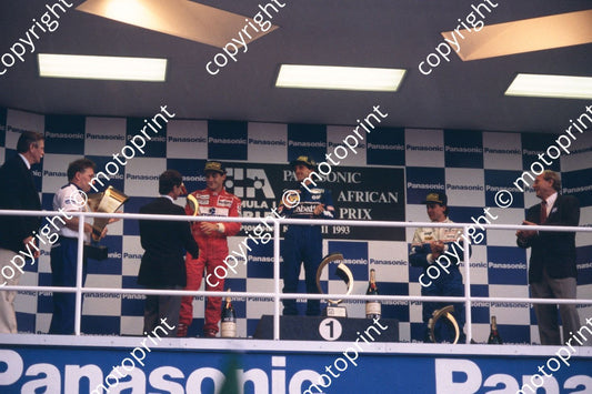 1993 SA GP podium awards, Dave Clapham far left (courtesy Roger Swan) (345)