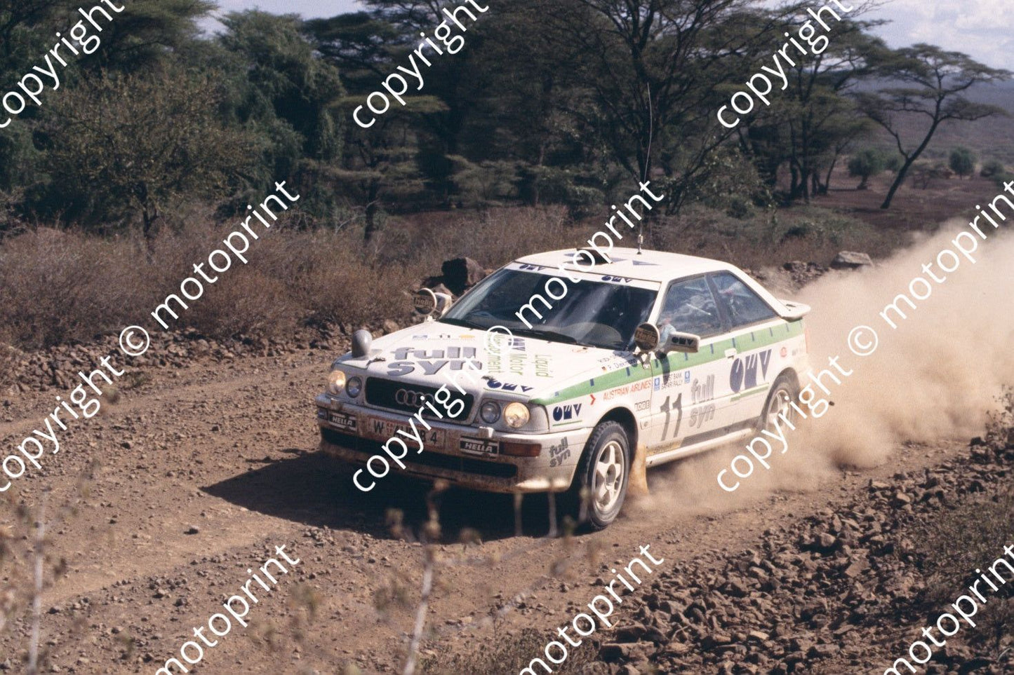 1993 Safari 11 Rudolf Stohl, Peter Diekmann  Audi S2 left seq (courtesy Roger Swan) (150)
