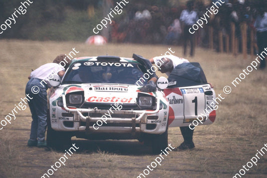 1993 Safari 1 JUha Kankkunen, Juha Piironen Celica turbo 4WD(courtesy Roger Swan) (27) - Copy