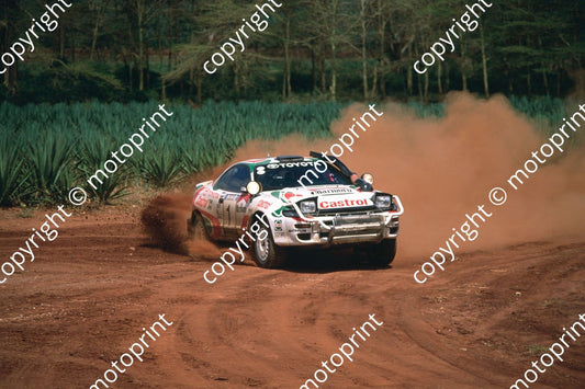 1993 Safari 1 Juha Kankkunen, Juha Piironen Celica turbo turn sequence (RSwan) (287)