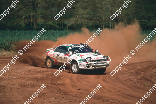 1993 Safari 1 Juha Kankkunen, Juha Piironen Celica turbo turn sequence (RSwan) (288)