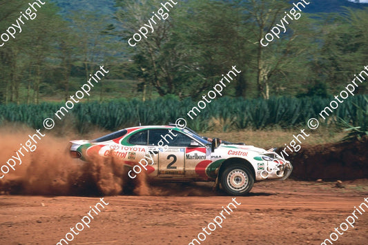 1993 Safari 2 Markku Alen, Iikka Kivimaki Celica Turbo 4WD cnr seq (courtesy Roger Swan) (259)