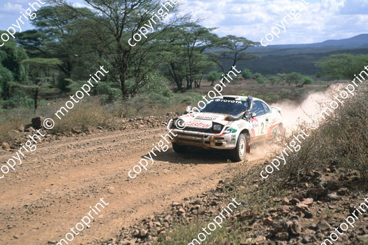 1993 Safari 2 Markku Alen, Ilkka Kivimaki Celica straight seq (Roger Swan) (2)