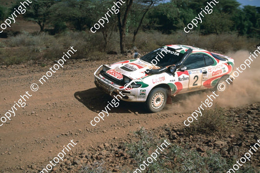 1993 Safari 2 Markku Alen, Ilkka Kivimaki Celica straight seq (Roger Swan) (5)