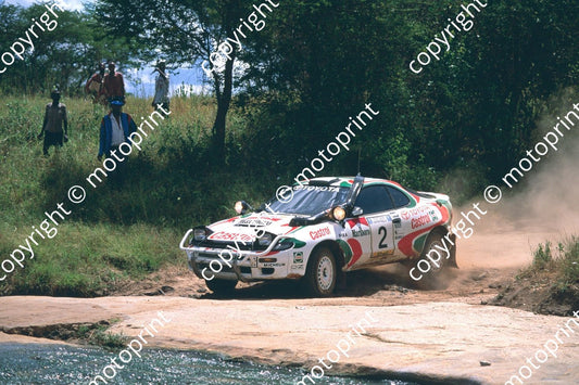1993 Safari 2 Markku Alen, Ilkka Kivimaki Celica turbo 4WD river seq (courtesy Roger Swan) (114)