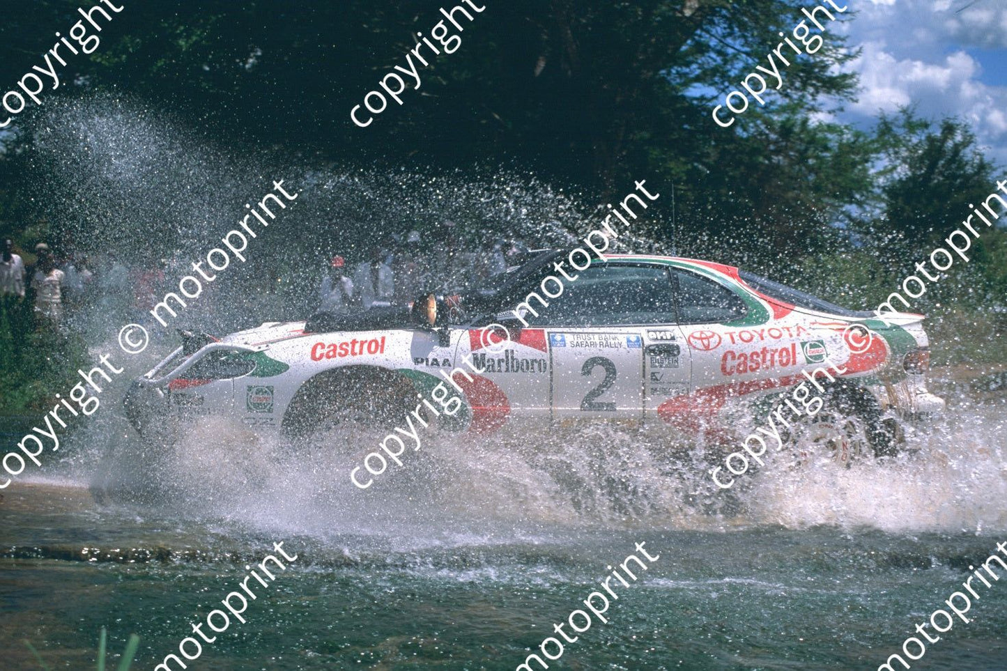 1993 Safari 2 Markku Alen, Ilkka Kivimaki Celica turbo 4WD river seq (courtesy Roger Swan) (118)