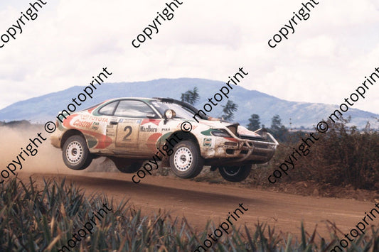 1993 Safari 2 Markku Alen, Ilkka Kivimaki Celica turbo 4Wd jump seq (courtesy Roger Swan) (364)