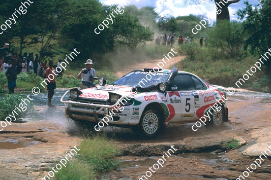 1993 Safari 5 Yasuhiro Iwase, Sudhir Vinayak Celica Turbo  (courtesy Roger Swan) (468)