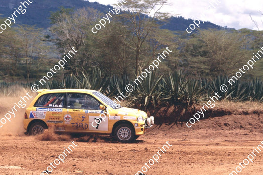 1993 Safari 7 Patrick Njiru, Rick Matthews Subaru Vivio 4WD straight seq (courtesy Roger Swan) (205)