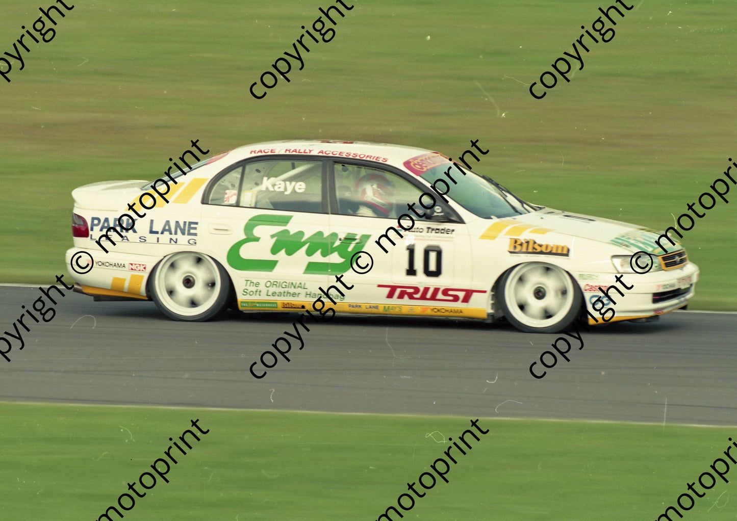 1993 Thruxton BTCC 10 James Kaye Toyota Carina E (Watling Photogr)