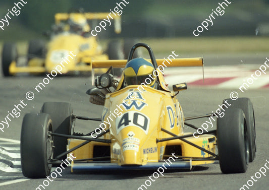 1993 Thruxton F Renault 40 Grant Waberski (Watling Photogr) (3)