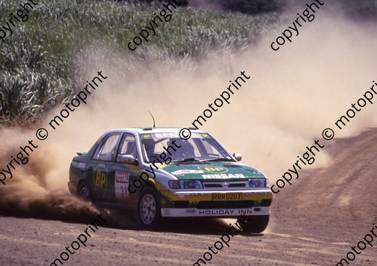 1993 Tour de Total 3 Nic de Waal, Guy Hodgson Sentra (courtesy Roger Swan)