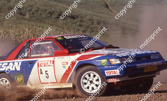 1993 Tour de Total 5 Nic de Waal, Guy Hodgson Sentra     (Colin Watling Photo) (2)