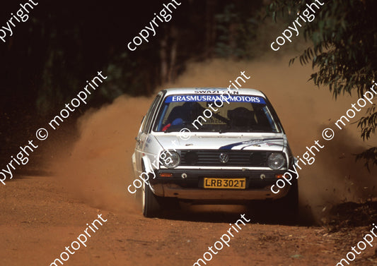 1994 Castrol Intnl Rally 11 Tjaart vd Walt, Cindy Crossley-Harding Golf (Watling Photo) (1)