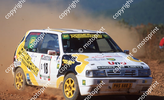 1994 Castrol Intnl Rally 18 Cobus Grobler, Mike Gillam Uno(Watling Photo) (3)