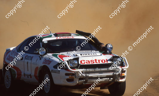 1994 Castrol Intnl Rally 1 Satwant Singh, Richard Leeke Celica Turbo (Watling Photo)