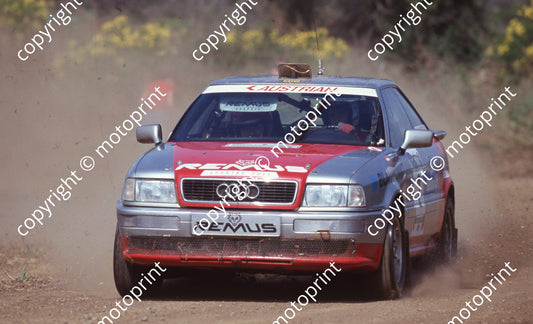 1994 Castrol Intnl Rally 2 Raphael Sperrer, Ernst Loidl Audi S2 (Watling Photo)
