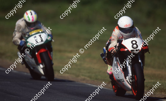 1994 EL MC 8 Kevin Hellyer Honda RS250 11 Michael Dckinson Yamaha TZ250B (Watling Photo) (6)