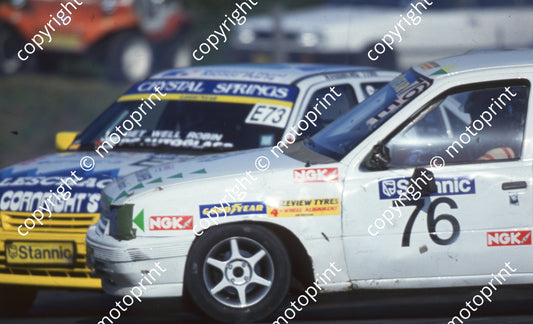 1994 Killarney Stannic 76 Boucher 73 Hilton Spark Kadett Cub NOTE SPONSORS (2)