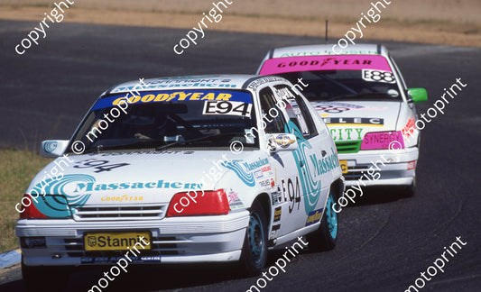 1994 Killarney Stannic 94 Louis Gouws Kadett Cub 88  Lawrence Boshoff Kadett Cub(Watling Photo)