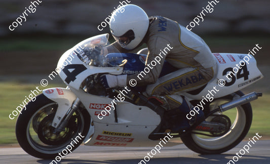 1994 Kya MC 34 Klaus Baller Honda RS250 (Watling Photo)