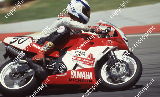 1994 Kya MC 50 Jaco Geldenhuys Yamaha FZR1000 (Watling Photo)