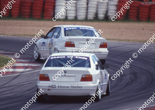1994 Kya SATCAR 4 Deon Joubert FOCUSSED 3 vd Linde BMW318i (Watling Photo)